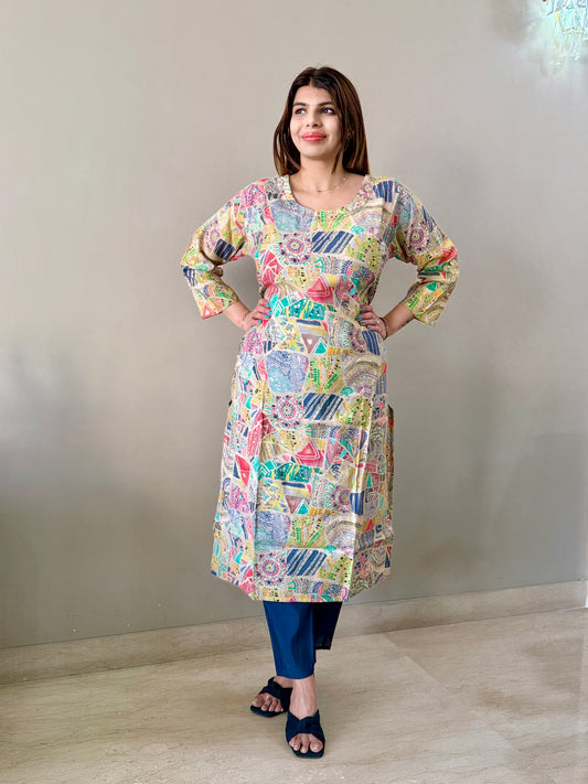 Multicolored Coord Set