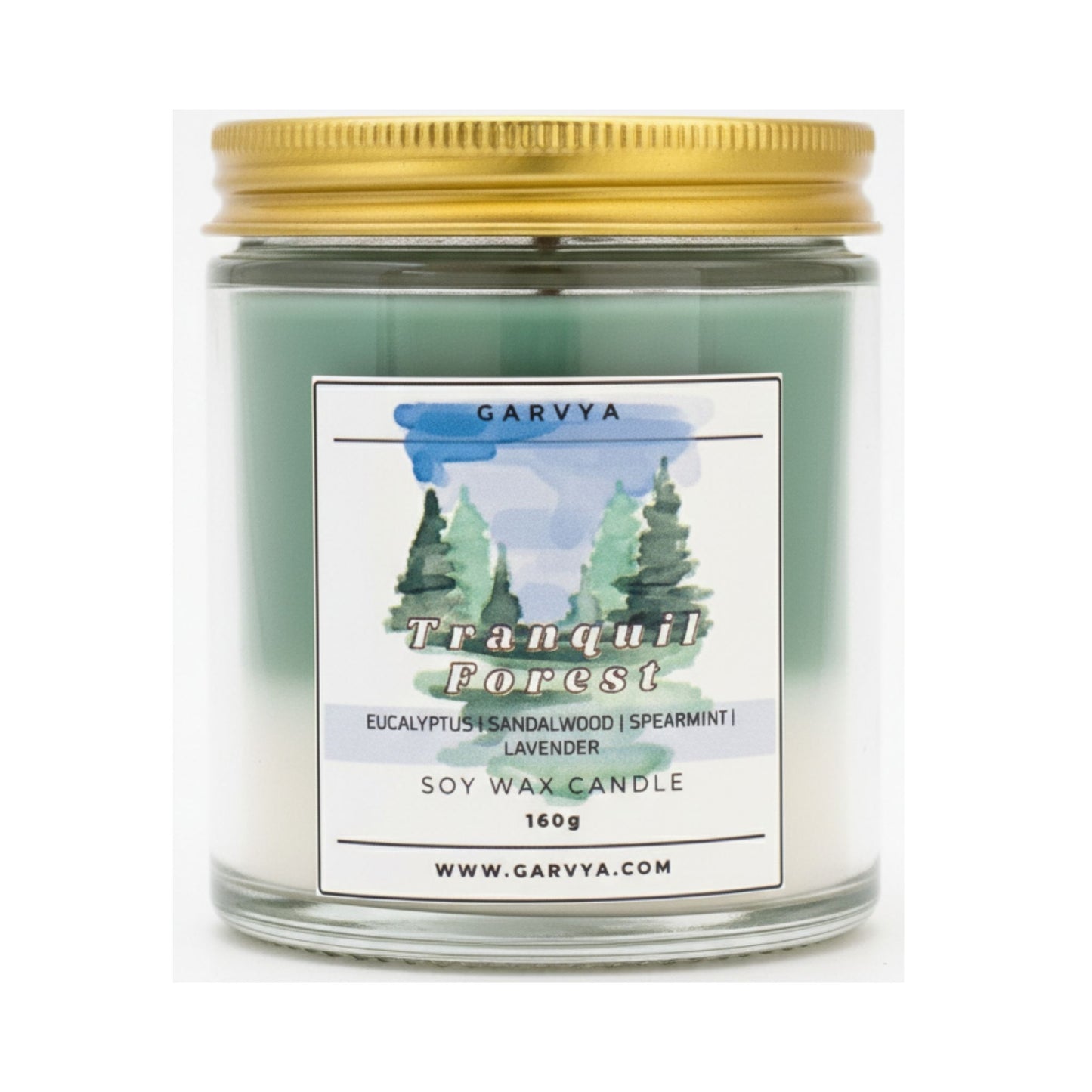 Tranquil Forest Dual Colored Candle