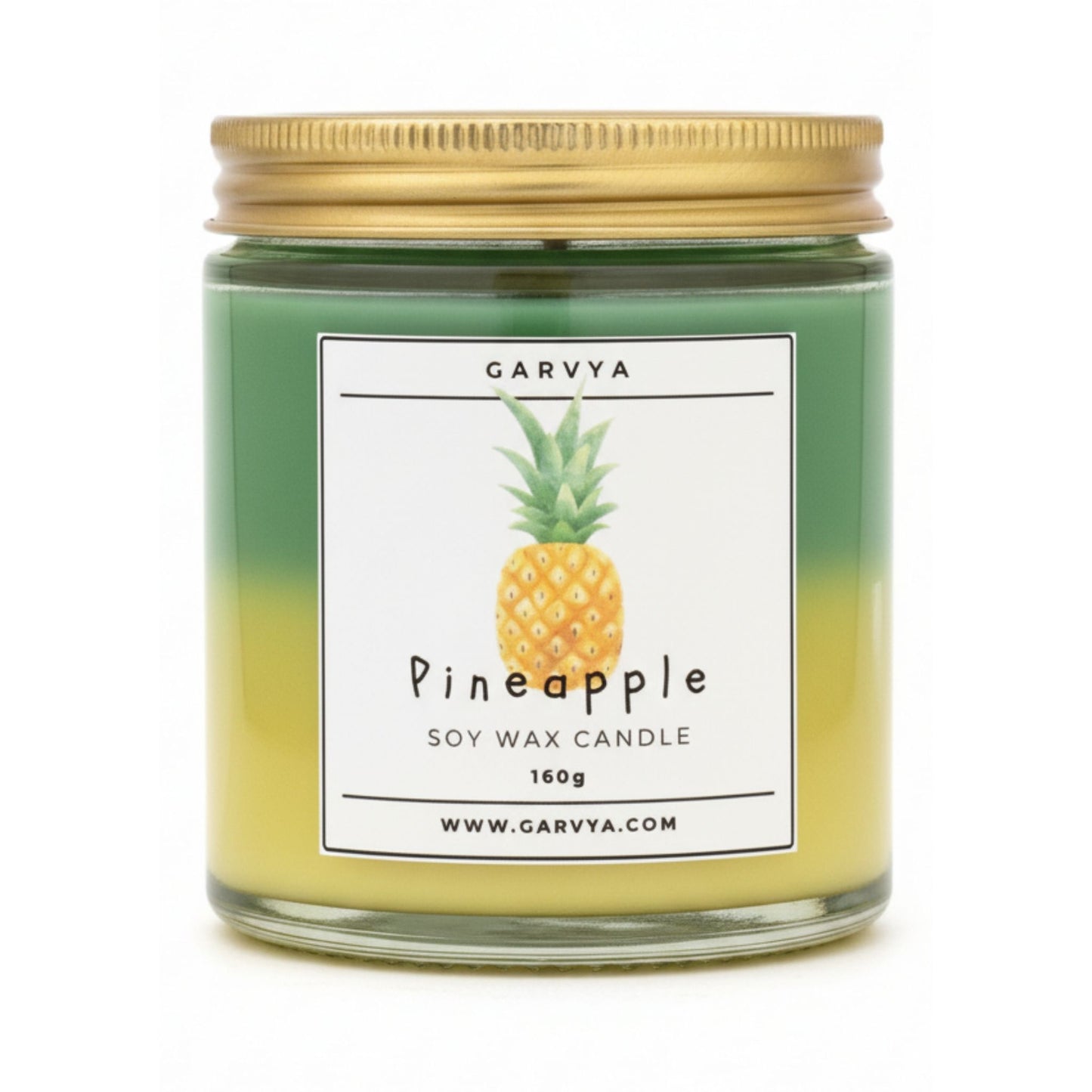 Pineapple Dual Colored Candle