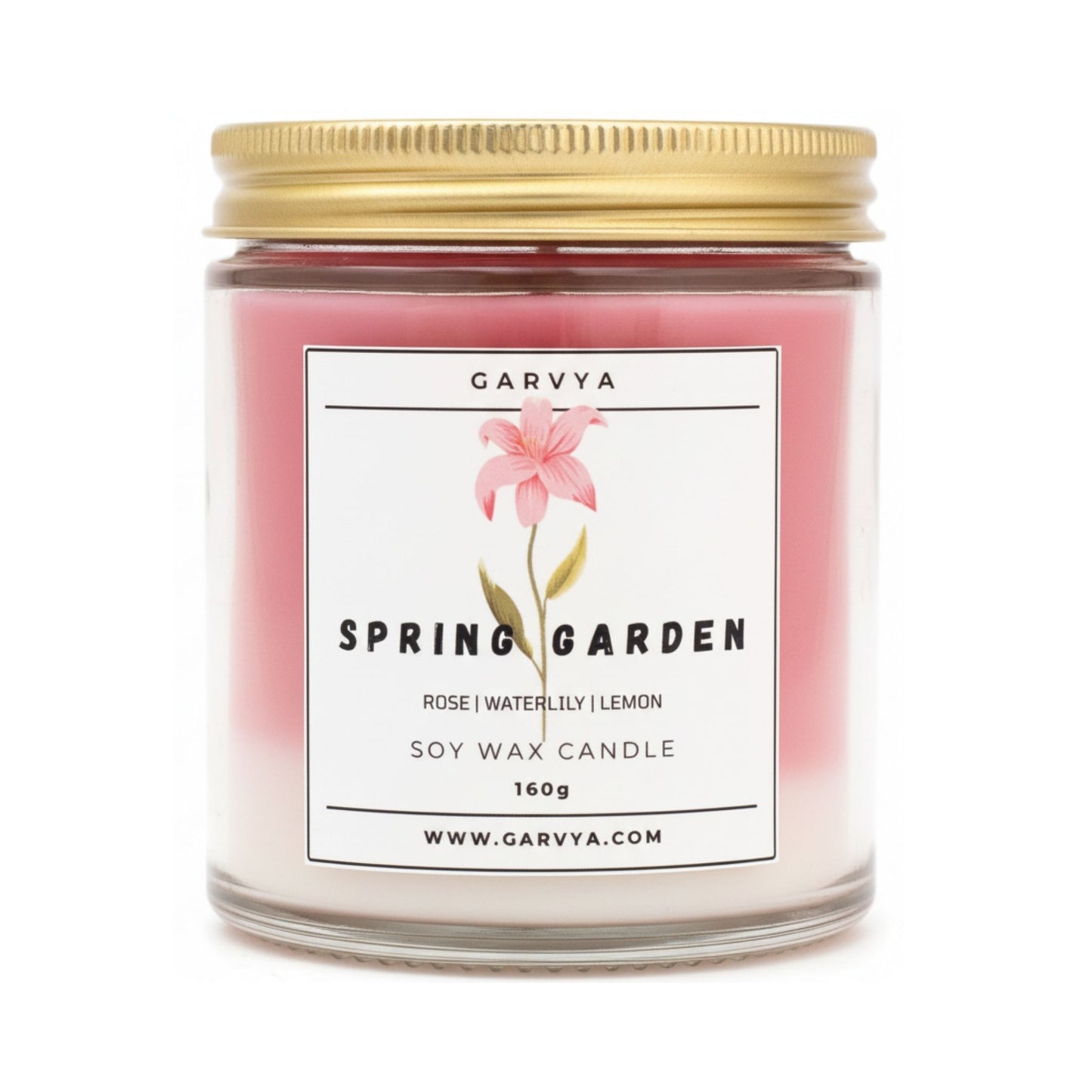 Spring Garden Dual Colored Candle
