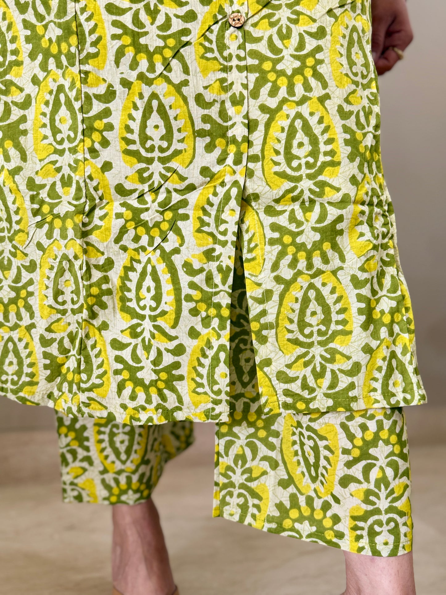 Cotton Coord Set - Green