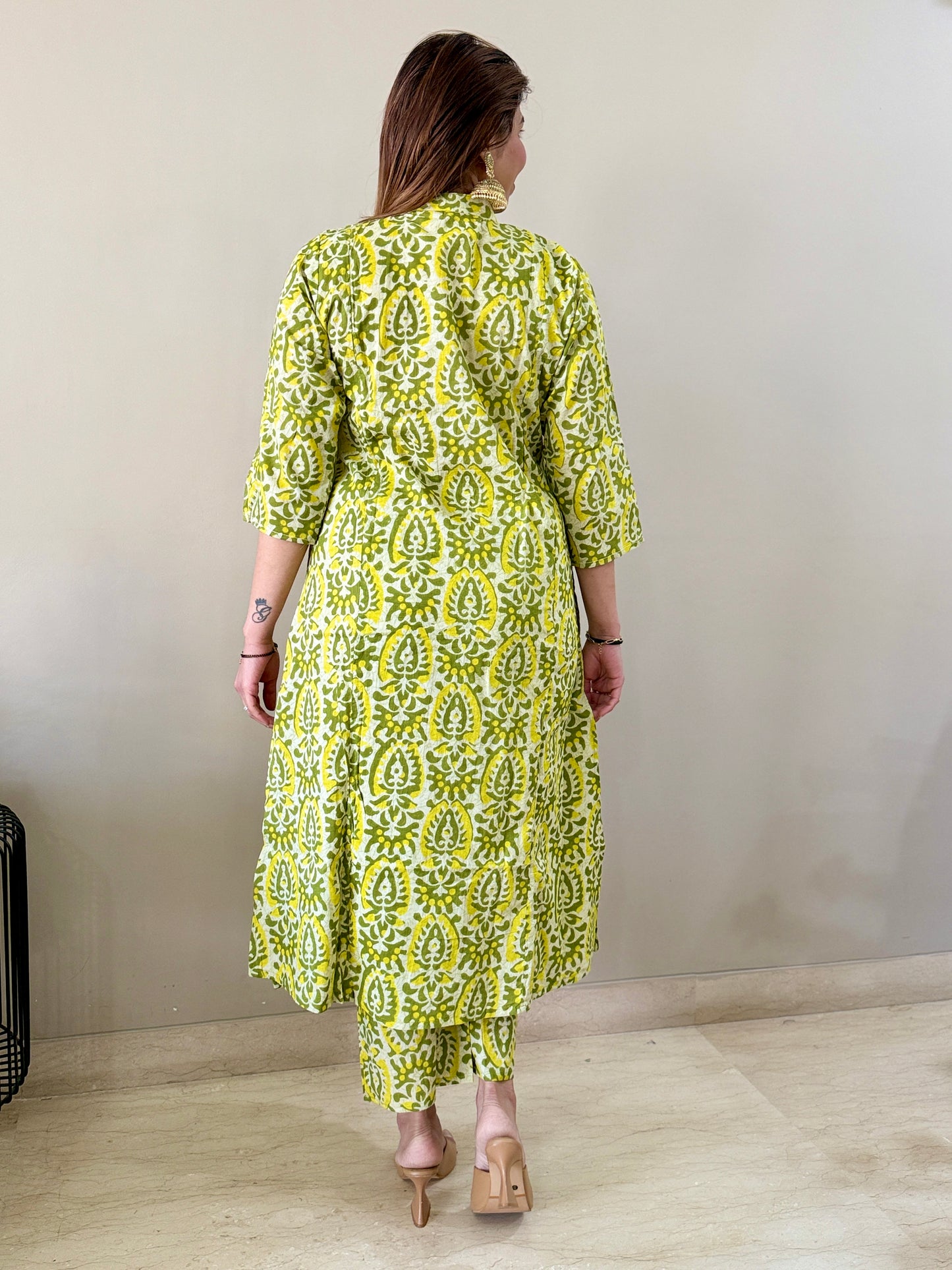 Cotton Coord Set - Green