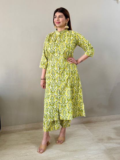 Cotton Coord Set - Green