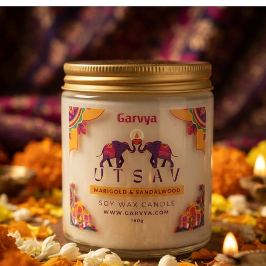 Utsav | Diwali Edition | Scented Soy Wax Candle