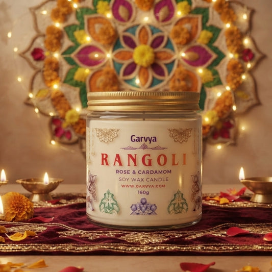 Rangoli | Diwali Edition | Scented Soy Wax Candle
